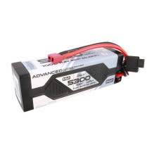 Gens ace Advanced G-Tech 5300mAh 11.4V 3S1P 100C HV automobilio Lipo Battery Pack kietas dėklas su Deans kištuku