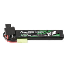 Gens ace G-Tech 25C 1500mAh 3S1P 11.1V Airsoft Gun Lipo baterija su Tamiya