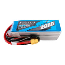 Gens ace G-Tech 2800mAh 22,2V 60C 6S1P Lipo baterijų paketas su XT60 kištuku