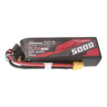 Gens ace G-Tech 5000 mAh 11.1V 60C 3S1P trumpo dydžio lipo su XT60 kištuku