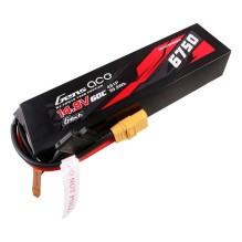 Gens ace G-Tech 6750mAh 14.8V 60C 4S1P Lipo Battery Pack PC medžiagos dėklas su XT90 kištuku