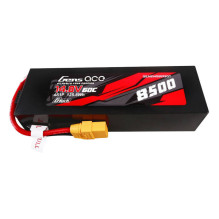 Gens ace G-Tech 8500mAh 14.8V 60C 4S1P Lipo Battery Pack PC medžiagos dėklas su XT90 kištuku