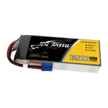 TATTU 12000mAh 14,8V 30C 4S1P Lipo baterijų paketas su EC5