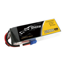 TATTU 12000mAh 14,8V 30C 4S1P Lipo baterijų paketas su EC5