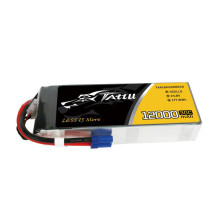 TATTU 12000mAh 14,8V 30C 4S1P Lipo baterijų paketas su EC5