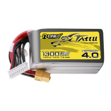 Tattu R-Line versija 4.0 1300mAh 29.6V 130C 8S1P Lipo baterijos su XT60 kištuku