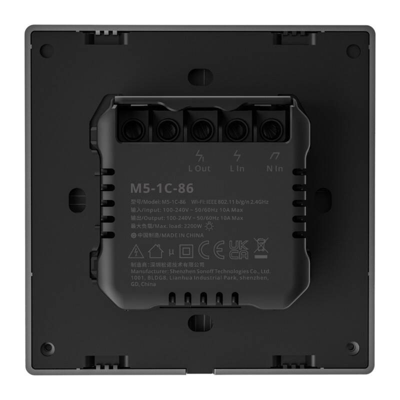 Smart Scene Wall Switch Sonoff M5 1C (1-channel)