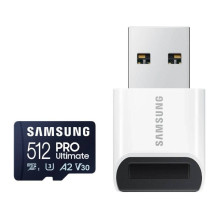 Atminties kortelė Samsung 512 GB microSDXC PRO Ultimate 200 MB / s (MB-MY512SB / WW)