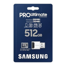 Atminties kortelė Samsung 512 GB microSDXC PRO Ultimate 200 MB / s (MB-MY512SB / WW)