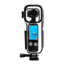 Vandeniui atsparus korpusas nardymo dėklas PULUZ skirtas DJI Osmo Pocket 3 45m