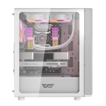 Computer case Darkflash DK360 (white) + 4 aRGB fans