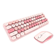 MOFII Wireless Keyboard+Mouse iBean Pro New 2.4G (Pink)