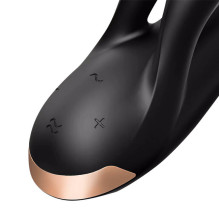 Wibrator-Double Flex Satisfyer Connect App (Black)