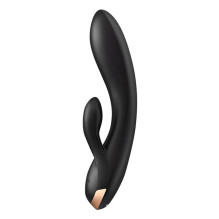 Wibrator-Double Flex Satisfyer Connect App (Black)