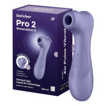 Klitorio masažuoklis su App Satisfyer Pro 2 Generation 3 (violetinė)