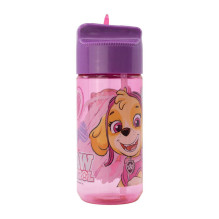 Vandens butelis su šiaudeliu vaikams STOR 74536 430 ml Paw Patrol (rožinė)