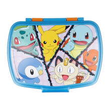 Priešpiečių dėžutė vaikams STOR 8074 750 ml Pokemon (oranžinė ir mėlyna)