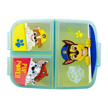 Priešpiečių dėžutė vaikams STOR 74620 3 skyriai Paw Patrol Chase (geltona ir mėlyna)