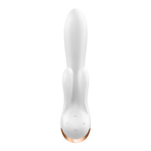 „Vibrator Satisfyer Double Flex“ su programa (balta)