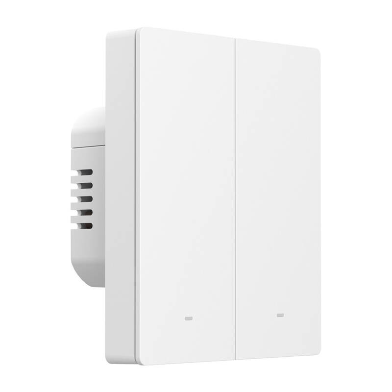 Smart wall switch SONOFF M5-2C-80W Matter (2-channel, to frame)