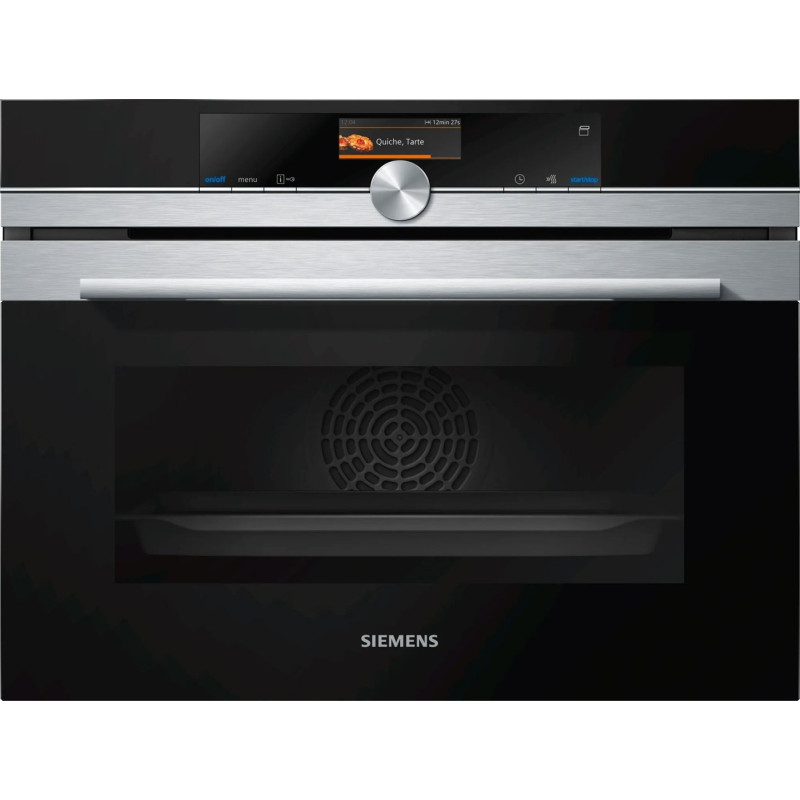 Siemens iQ700 CS636GBS2 oven 47 L A+ Black, Stainless steel