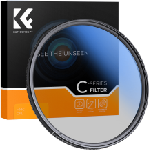 Cirkulinis poliarizatorius - K&F Concept 62mm CPL filtras