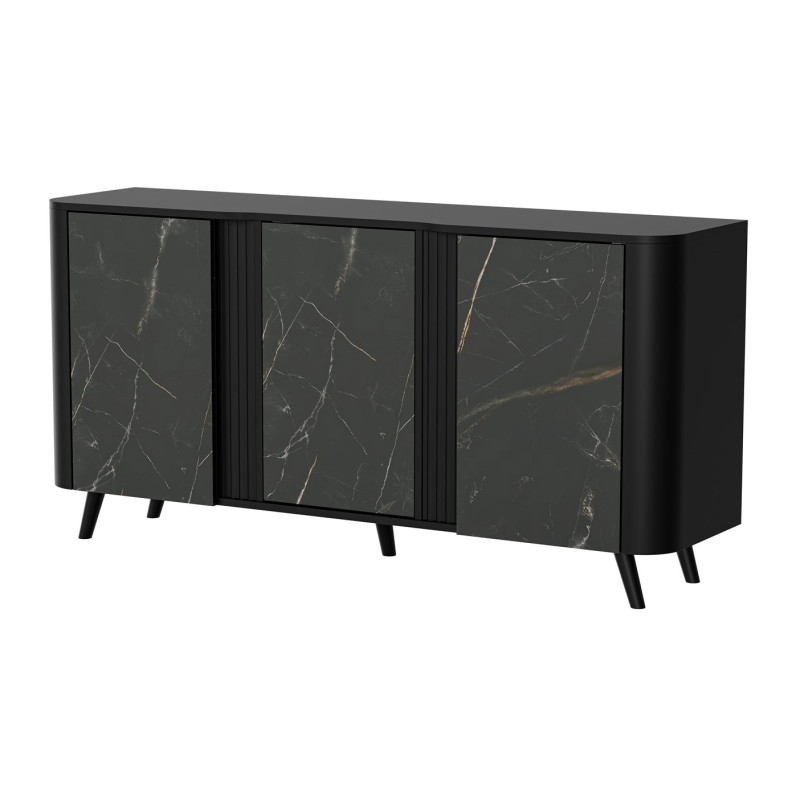 Cama VOLARE chest of drawers 151 x 39 x 75 cm black / san sebastian