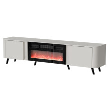 Cama Volare RTV cabinet 200 x 39 x 49 cm cashmere + fireplace