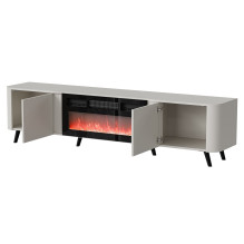 Cama Volare RTV cabinet 200 x 39 x 49 cm cashmere + fireplace