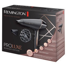 Remington PROLuxe Midnight Edition hair dryer 2400 W Black, Gold