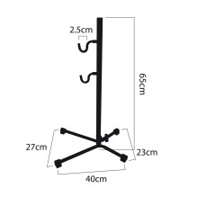 Maclean Bicycle Service Floor Mount Steel Adjustable Height 20kg MTB Bikes Wheels up to 27.5&quot;