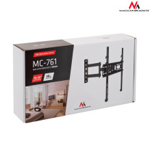 Maclean MC-761 Wall Bracket Suitable For TV 26 &quot;to 55&quot; to 30 kg Black