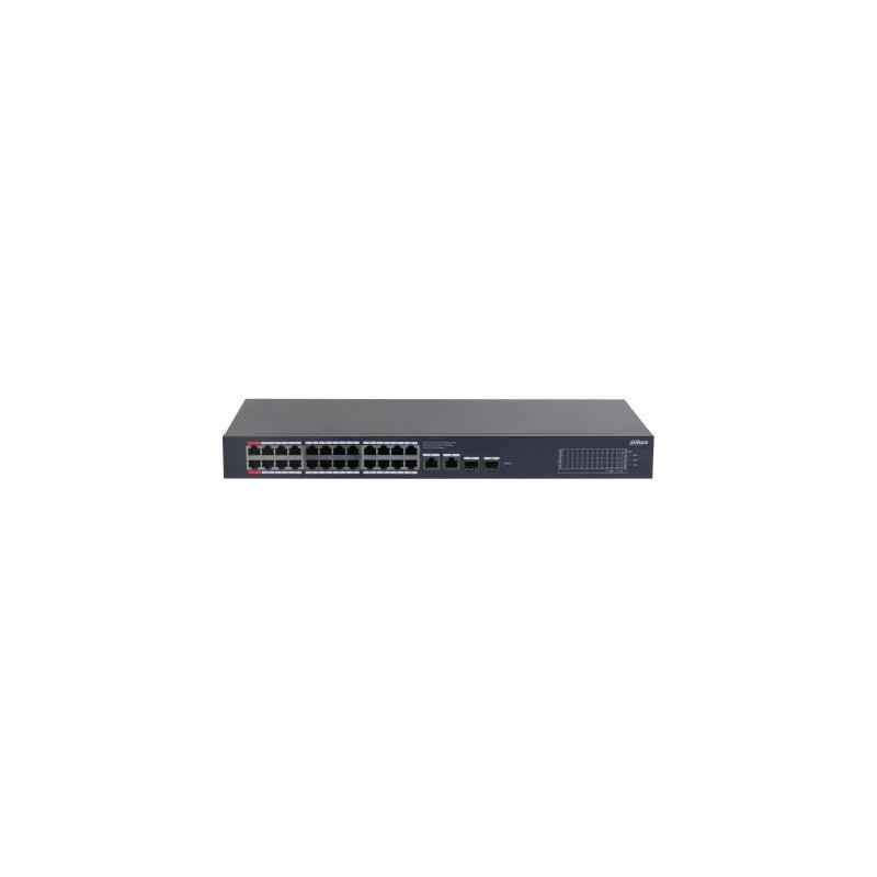 Switch, DAHUA, CS4228-24GT-375, Type L2, Desktop / pedestal, Rack, 375 Watts, DH-CS4228-24GT-375