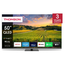 Televizorius, THOMSON, 50&quot;, 4K / Smart, QLED, 3840x2160, Bluetooth, Google TV, 50QG5C14