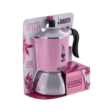 Bialetti 6586 Moka pot 0.15 L Black, Pink, Silver