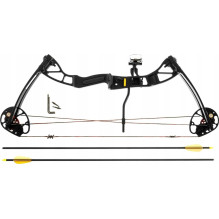 Poe Lang Rex Quad pulley bow - (CO-029B) Black