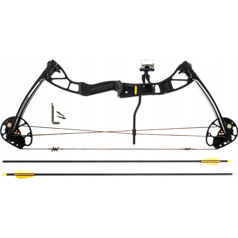 Poe Lang Rex Quad pulley bow - (CO-029B) Black