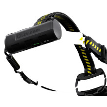 Headlamp Ledlenser H7R WORK, black and yellow