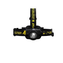 Headlamp Ledlenser H7R WORK, black and yellow