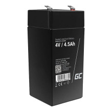 Nereikalaujantis priežiūros AGM VRLA Battery Green Cell AGM36 4V 4,5Ah (signalizacijos sistemai, kasos aparatui, žaislui