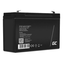 Maintenance-free AGM VRLA Green Cell AGM34 6V 14Ah Battery (for alarm system, cash register, toy)