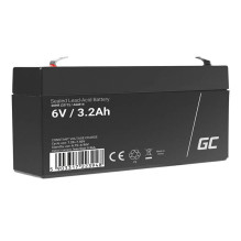 Nereikalaujantis priežiūros AGM VRLA Battery Green Cell AGM14 6V 3,2Ah (signalizacijos sistemai, kasos aparatui, žaislui