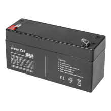 Nereikalaujantis priežiūros AGM VRLA Battery Green Cell AGM14 6V 3,2Ah (signalizacijos sistemai, kasos aparatui, žaislui