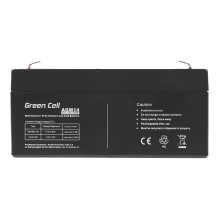 Nereikalaujantis priežiūros AGM VRLA Battery Green Cell AGM14 6V 3,2Ah (signalizacijos sistemai, kasos aparatui, žaislui