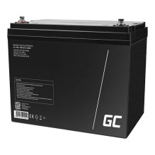 Maintenance-free AGM VRLA Green Cell AGM25 12V 75Ah Battery (for RV, photovoltaic, solar panels, boat)