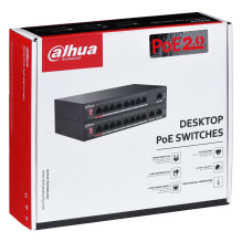 Dahua Technology PoE PFS3010-8ET-96-V2 network switch Unmanaged Gigabit Ethernet (10 / 100 / 1000) Power over Ethernet (