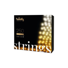 TWINKLY Strings 250 Gold Edition (TWS250GOP-BEU) Išmanieji Kalėdų eglutės žibintai 250 LED AWW 20 m