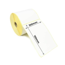 Adhesive Thermal Labels Vellum 100x150mm, 350pcs. 