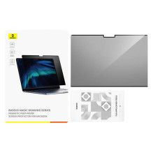 Screen Protector Baseus Magic Drawing for MacBook Air 13.6&quot; (2022 / 2024) + cleaning kit (clear)