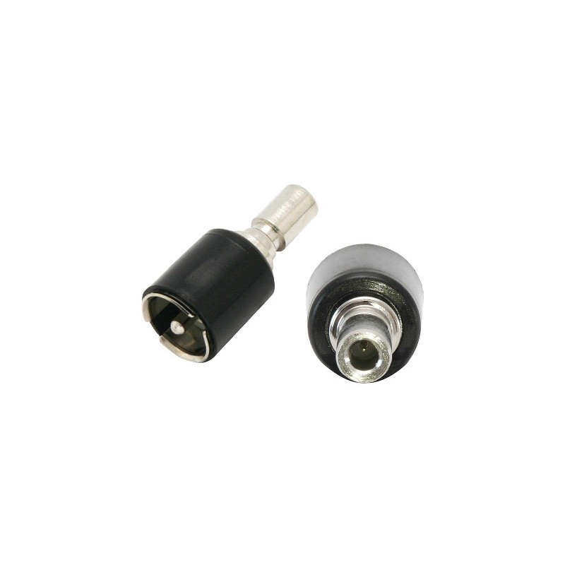 Din antenna adapter for Chevrolet, Chrysler, Ford, Opel ISO angled (short)